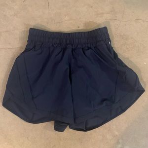 Lululemon Navy High-Rise Shorts